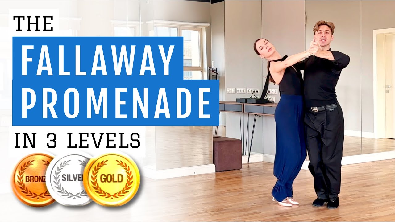 Fallaway Promenade Tango  in 3 Levels 🥉🥈🥇 Ballroom Lesson
