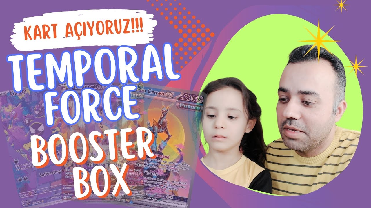 ALTIN KART ÇIKTI! 😱 Pokémon Temporal Forces Booster Box Açılışı (Gastly Geldi!)