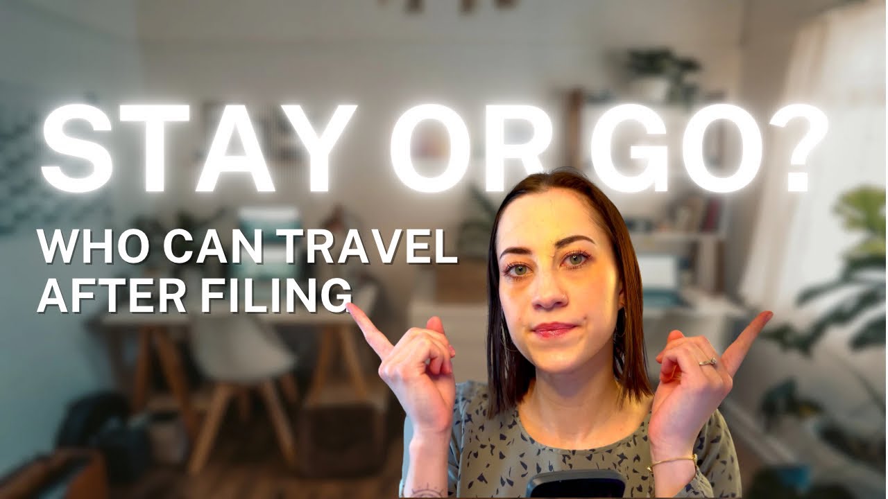 Who can stay after I-130 is filed? Can you travel while you have an active immigration case?
