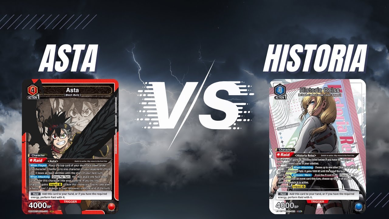 Asta Vs Historia-Union arena/Tcg