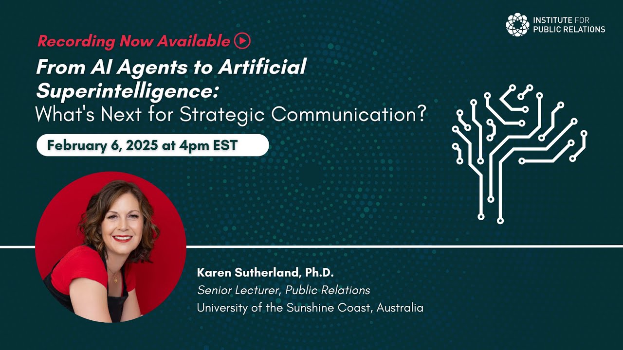 IPR Webinar | From AI Agents to Artificial Superintelligence