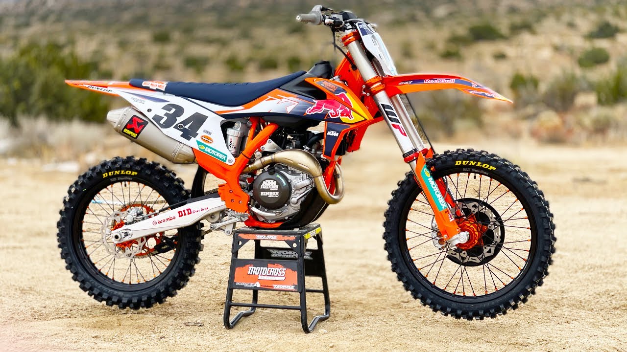 First Ride 2021 KTM 450SXF Factory Edition with Bluetooth - Motocross Action Magazine