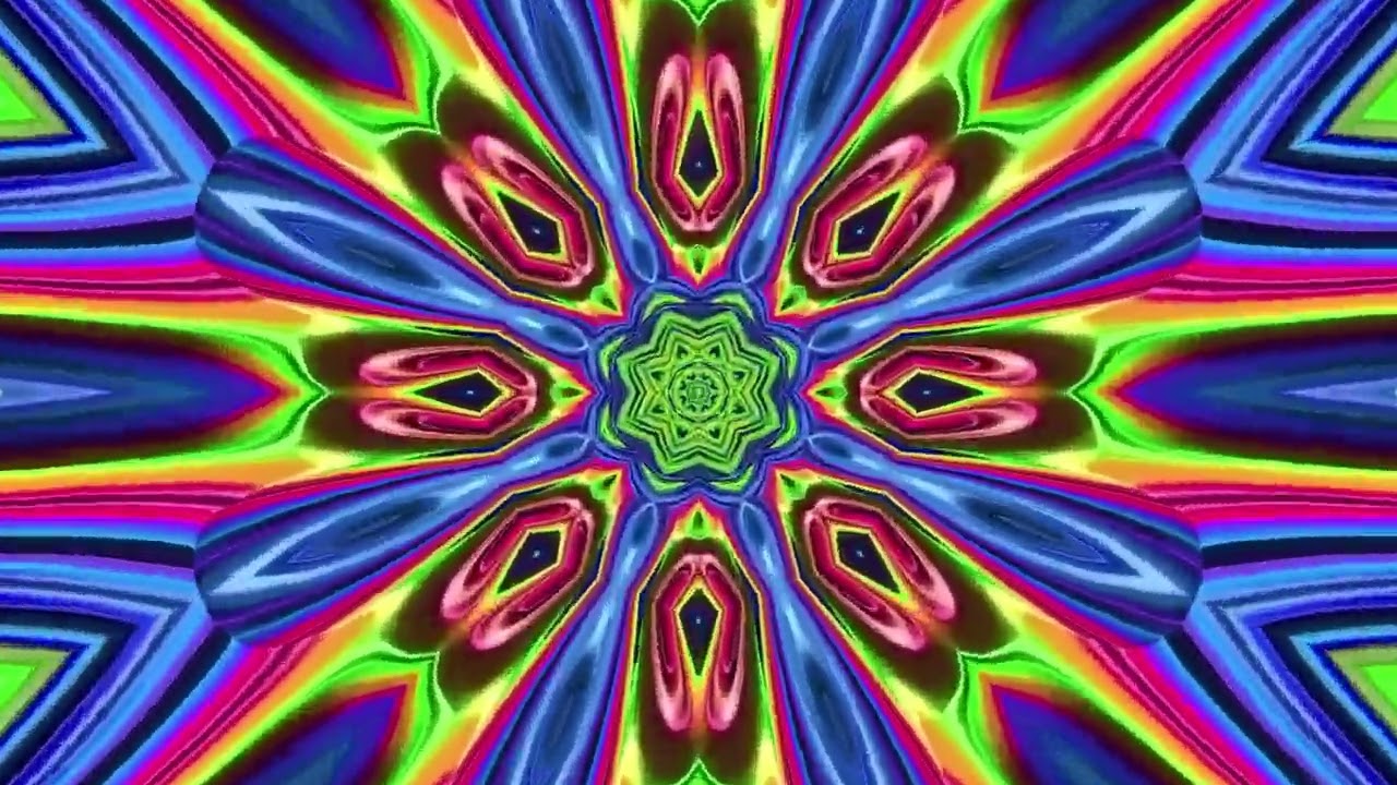 10-Minute Meditation with a Blue and Orange Animated Mandala