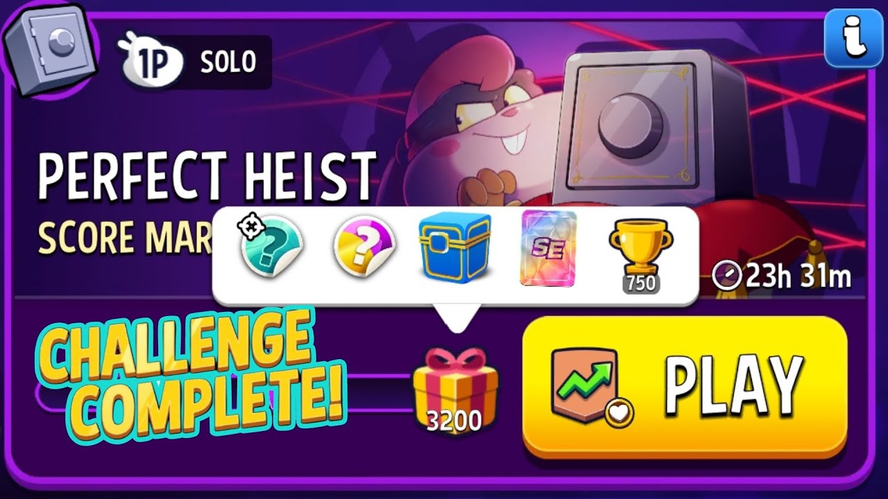 Perfect Heist Score Market Match Masters Solo Challenge Score 3200 8 Moves 