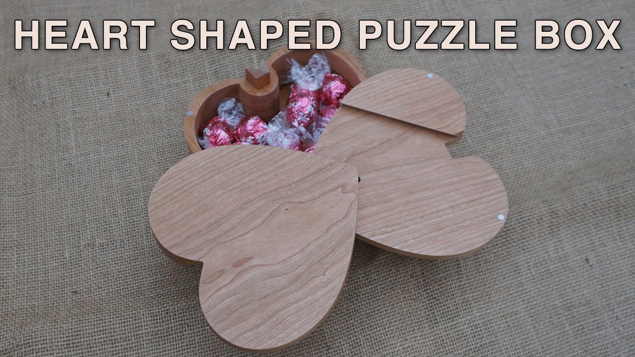 Build a heart puzzle box for your loved one