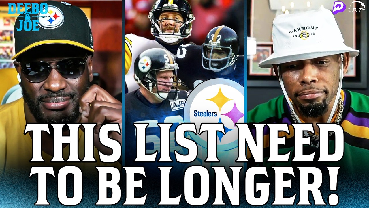 Deebo & Joe DEBATE the TOP 10 GREATEST Steelers of ALL TIME!