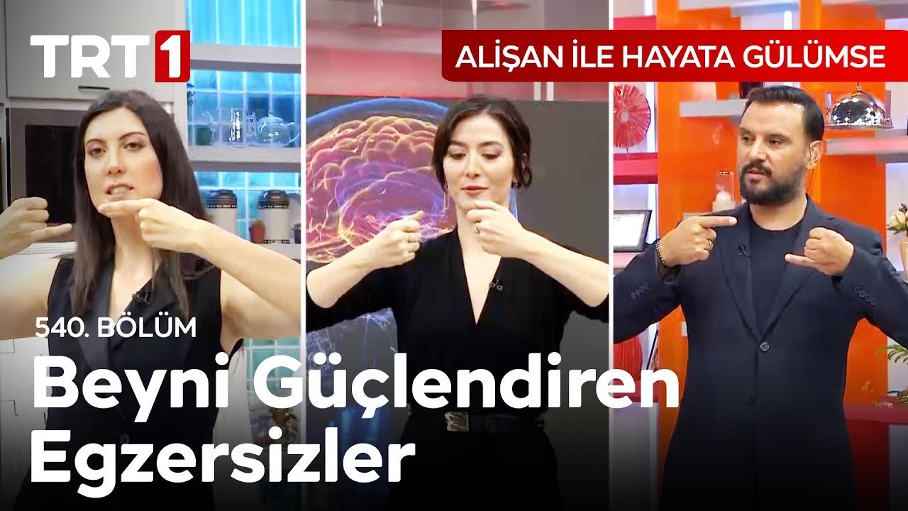 Beyin Jimnastiği Egzersizleri 🧠 Beyin Koçu Elif Erdenay Anlatıyor #Alişan Ezgi Eyüboğlu #TRT1