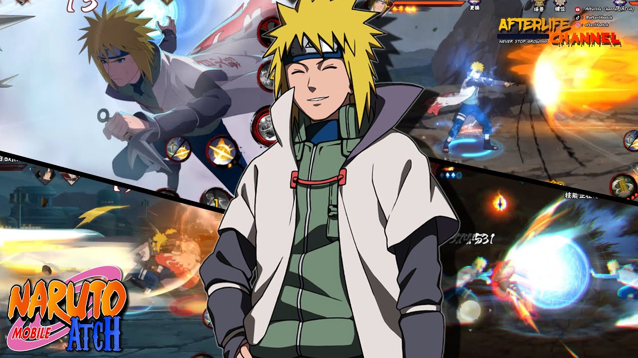 Naruto Mobile - สอนเล่น Namikaze Minato เวอร์ชั่นใช้สกิน แบบละเอียด