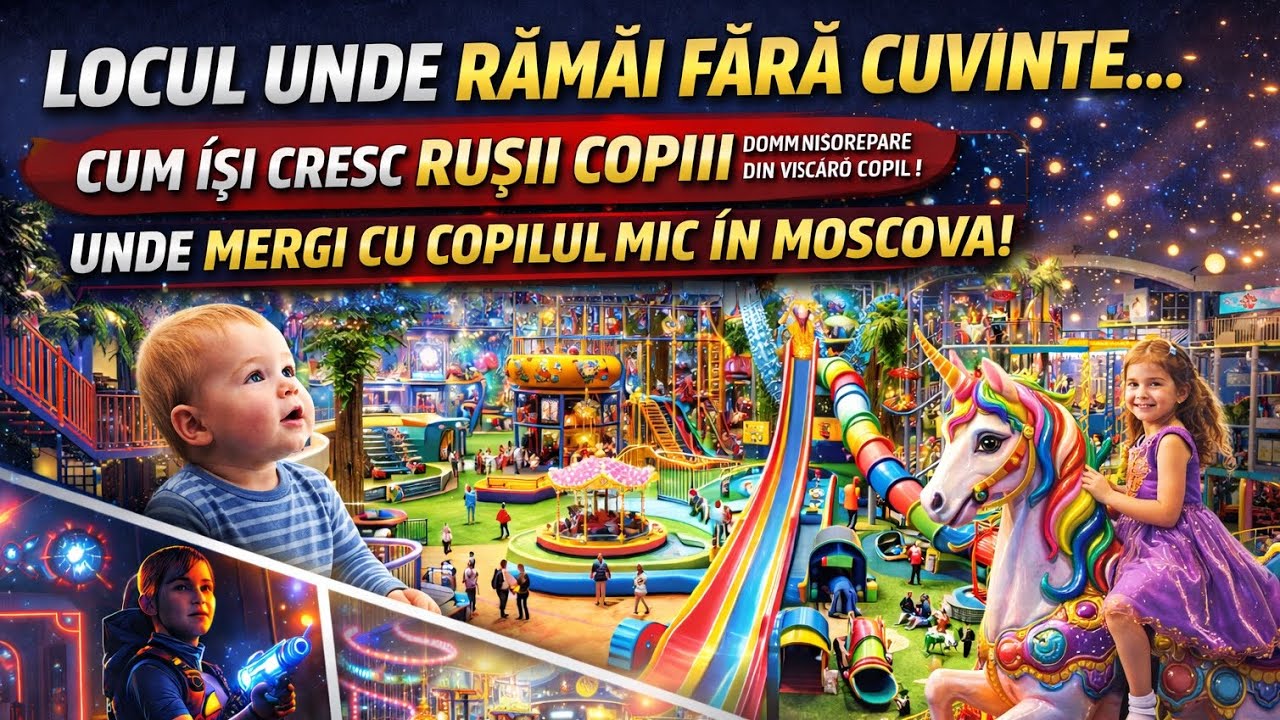 Am RĂMAS ȘOCAT! Cum Își Cresc Rușii Copiii – Locuri de Joacă de NEIMAGINAT în Moscova! 