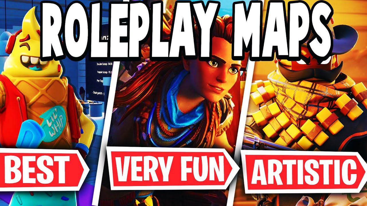 TOP 50 Best ROLEPLAY Creative Maps In Fortnite | Fortnite Roleplay Map CODES