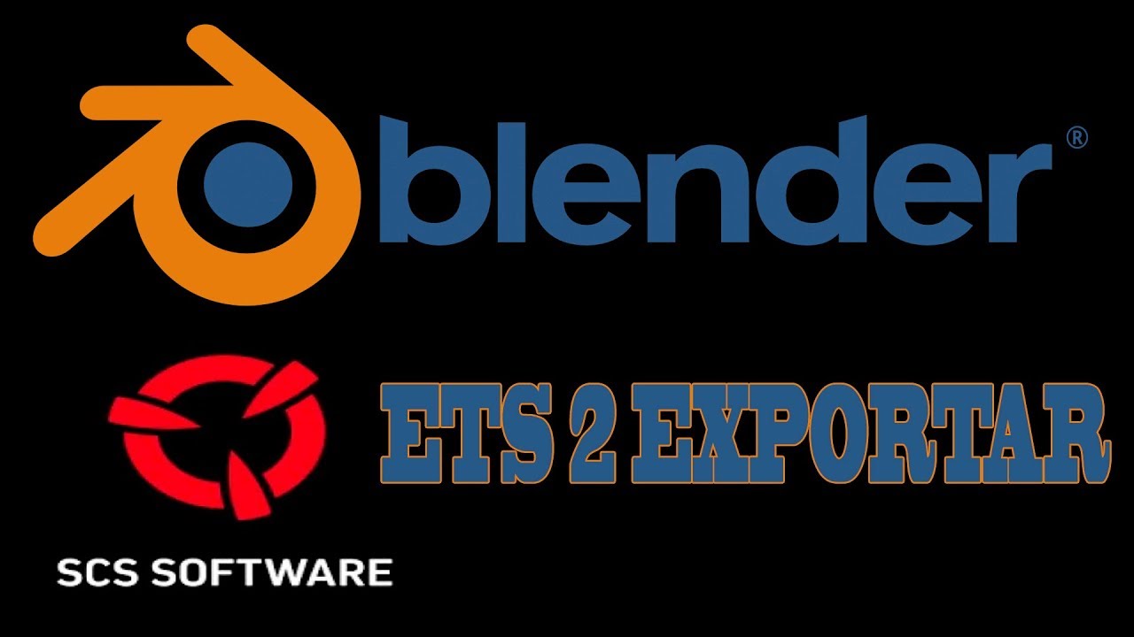 ETS 2 Como Exportar os Mods Blender 3D 1.35.xx