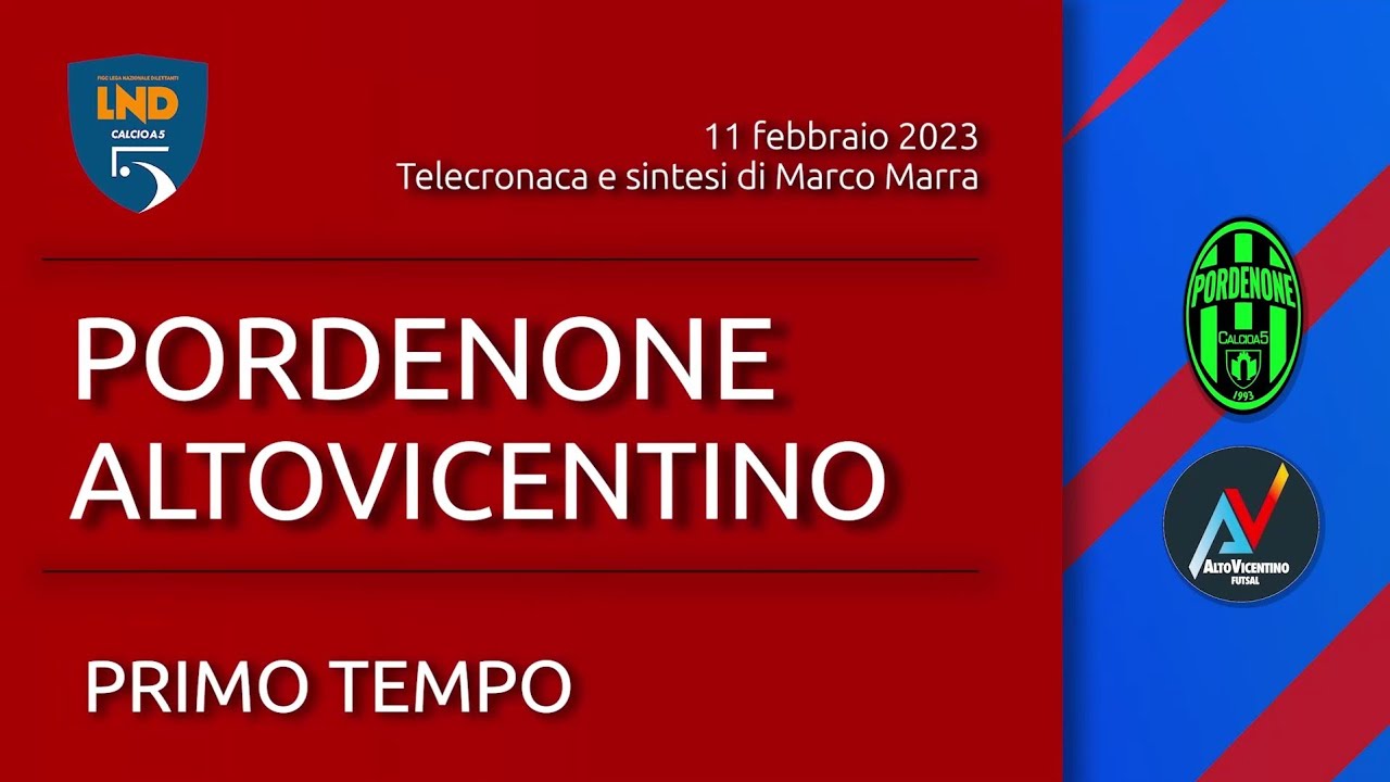 PORDENONE 🆚️ ALTOVICENTINO 5-2 - Match Highlights 2022/23