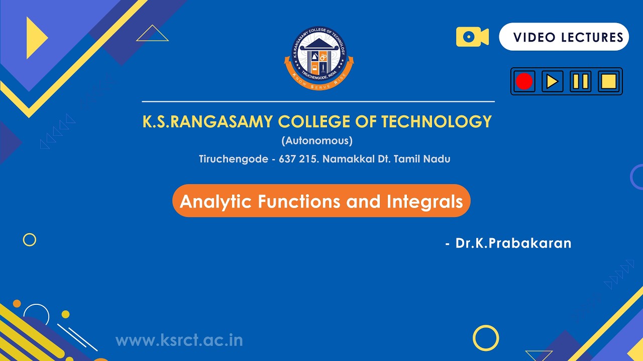 Analytic Functions and Integrals