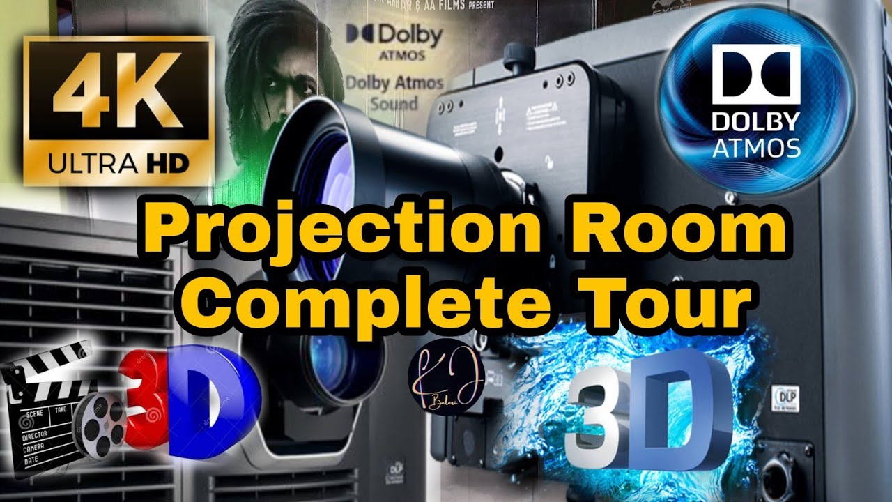 Inside Projection Room Tour | सिनेमा कैसे चलता है 4K Dolby #KJbelari #4k #dolbyatmos #fdfs