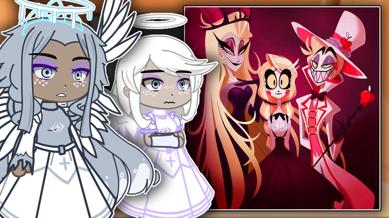 Hazbin Hotel Heaven React To Hell | Adam, Lucifer, Alastor | Gacha react