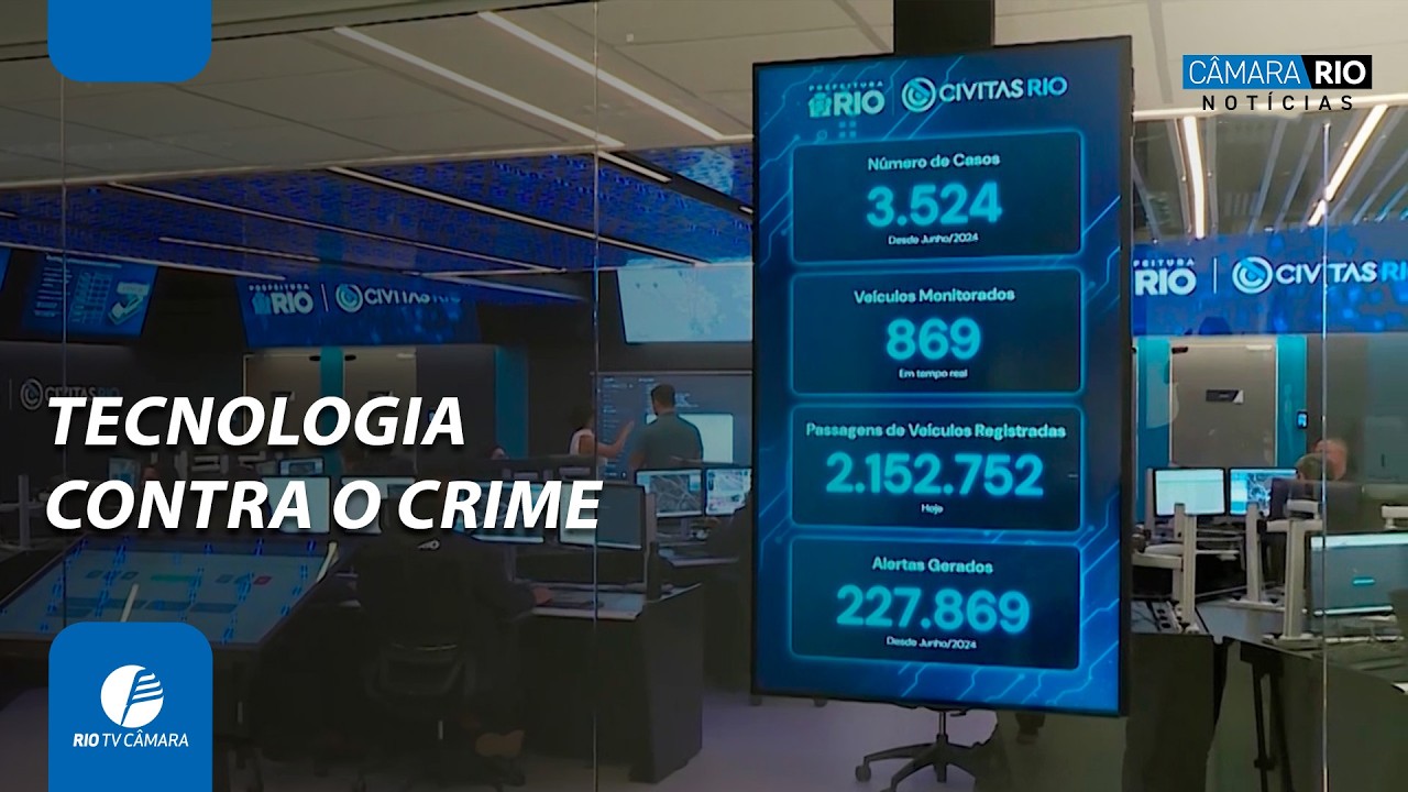 Nova sala da Civitas amplia monitoramento e reforça segurança no Rio