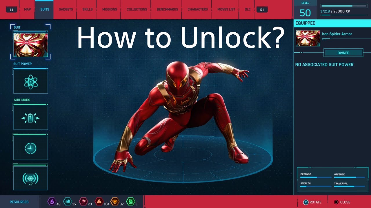 Marvel's Spider-Man - Iron Spider Armor (How to Unlock?)