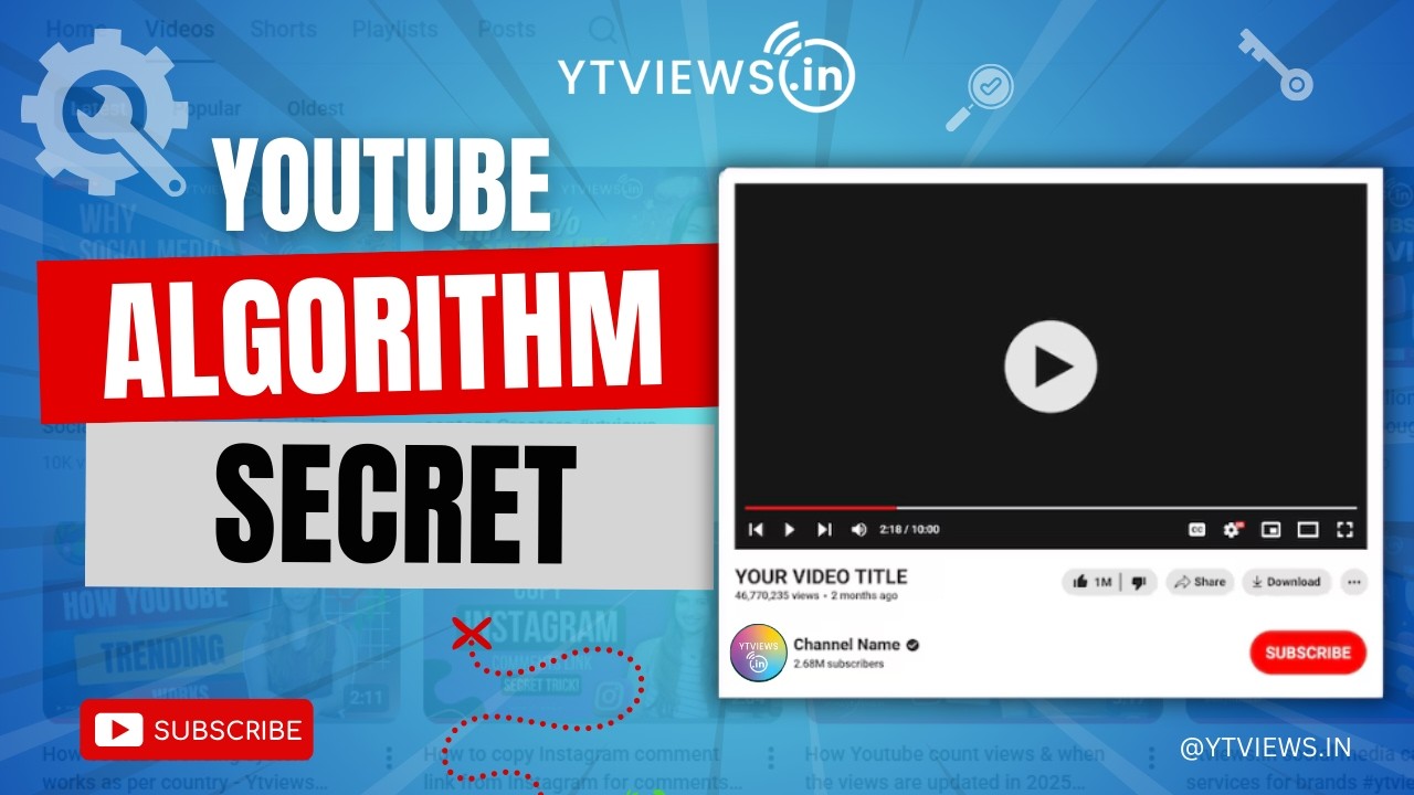 Youtube Algorthm secret 2026 by Ytviews.in @realytviews #ytviews #smmgyan