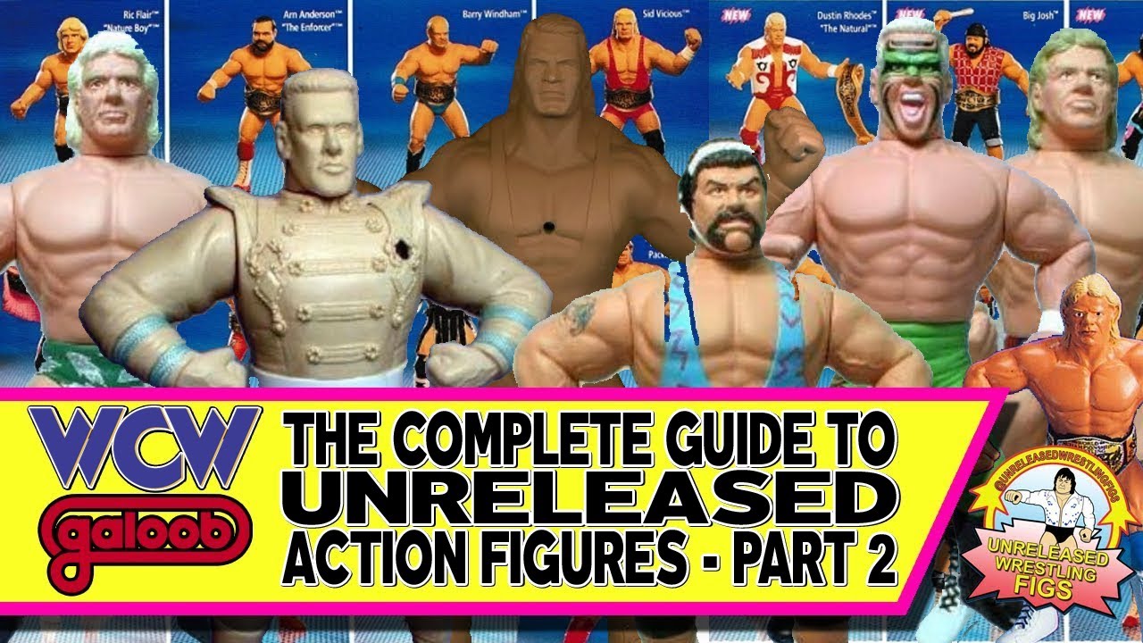 UNRELEASED WCW Galoob Wrestling Action Figures - Part 2