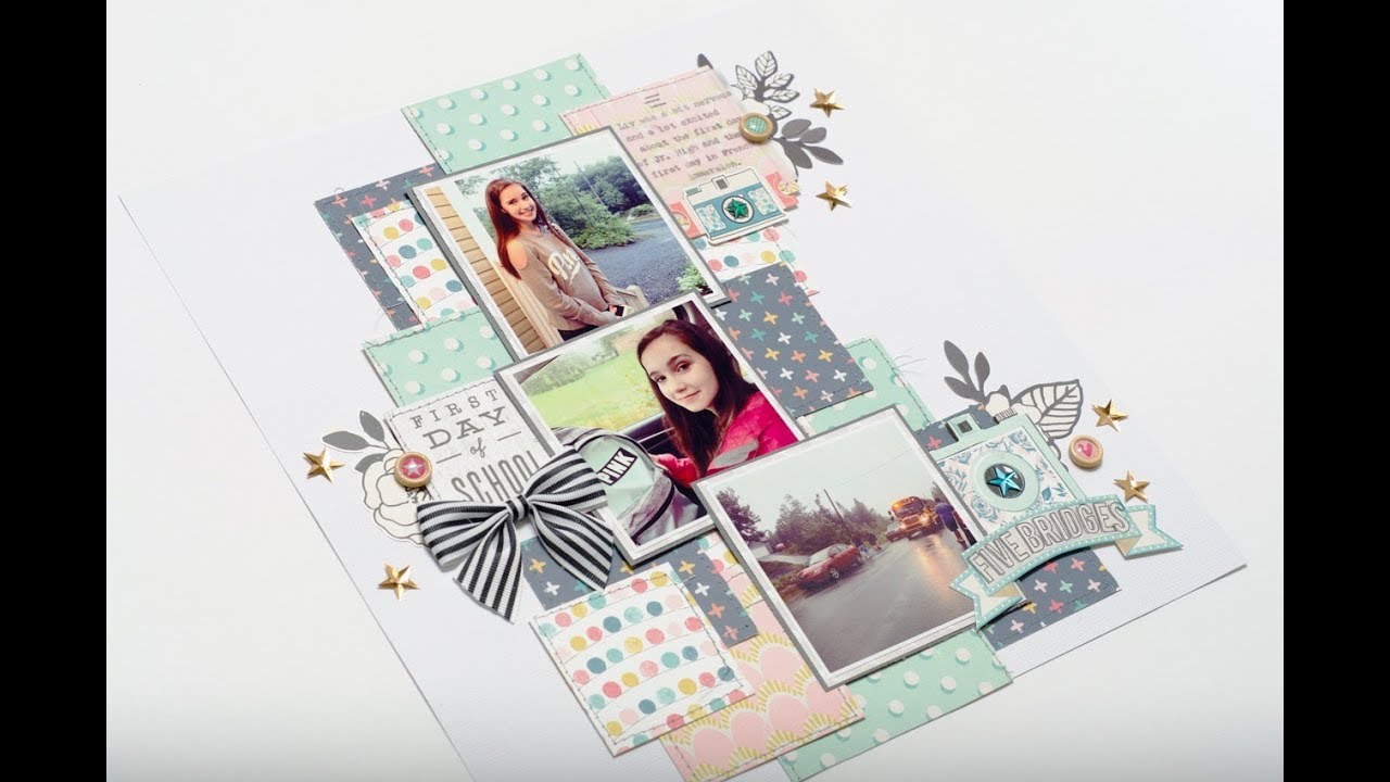 Scrapbooking Process: First Day of School