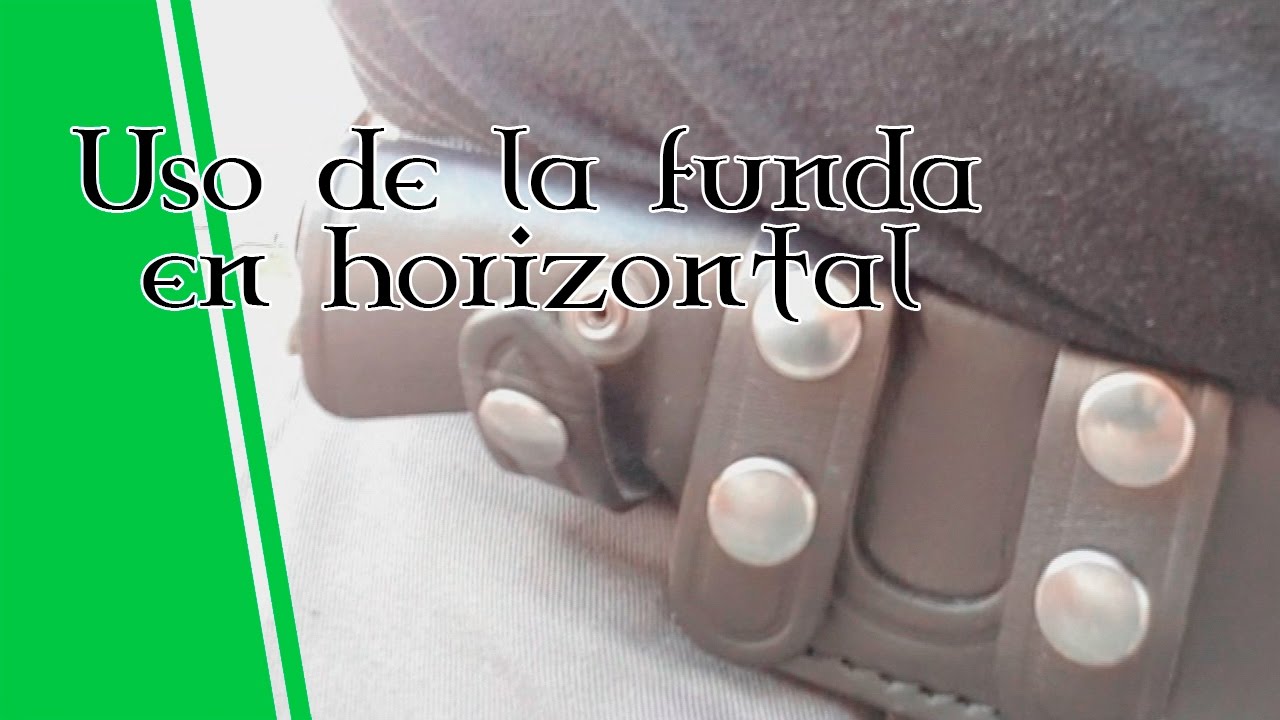 Uso correcto (en mi opinión) de la funda horizontal.