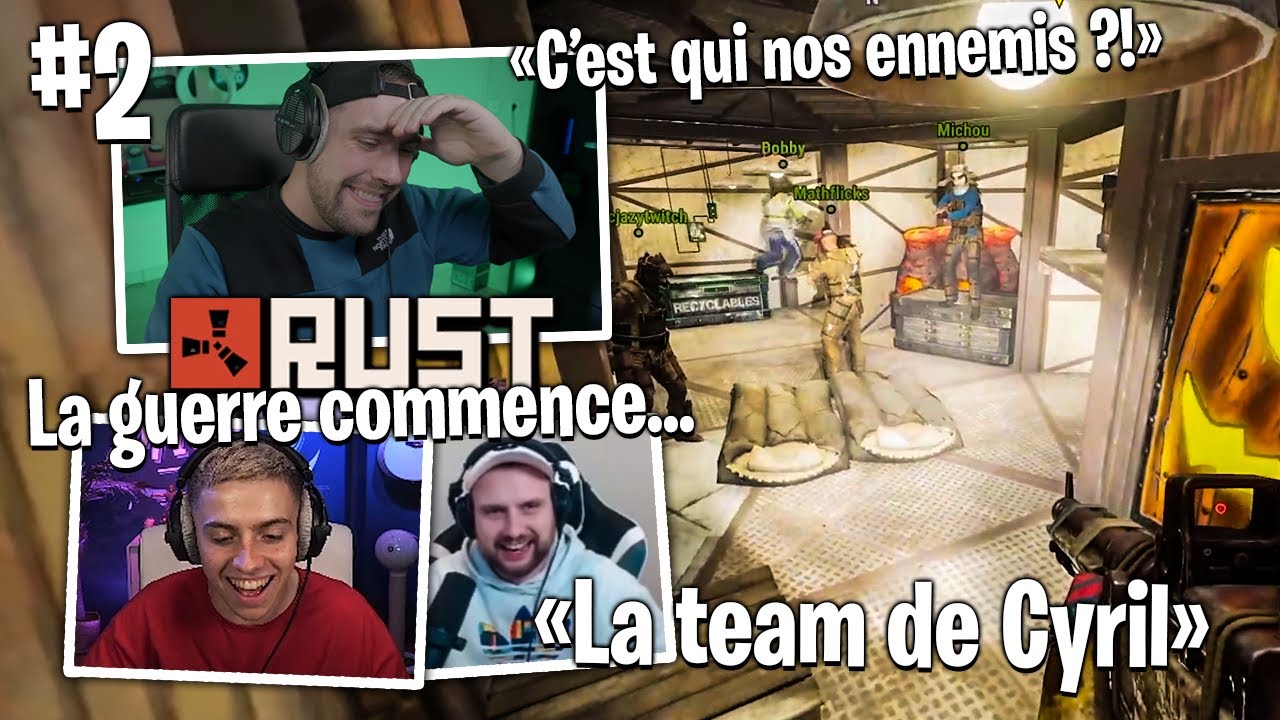 Il me menace, je lui mets une balle dans la tête... C'est la guerre sur Rust ! #2