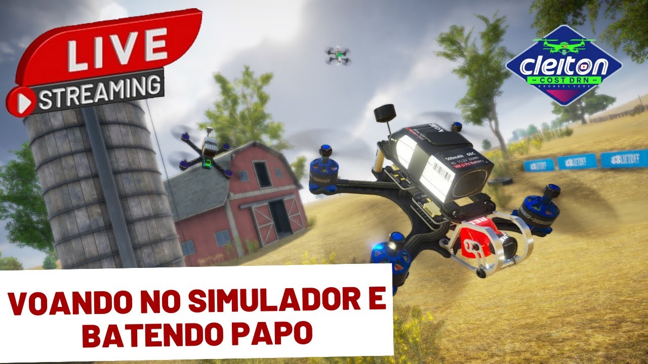 LIVE -Vamos voar no SIMULADOR e Bater um Papo de Sábado  I #CLEITONCOSTDRN