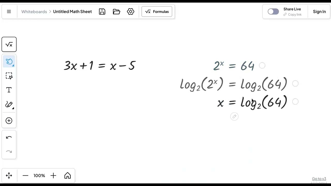 Graspable Math: Equation Rewrite Settings