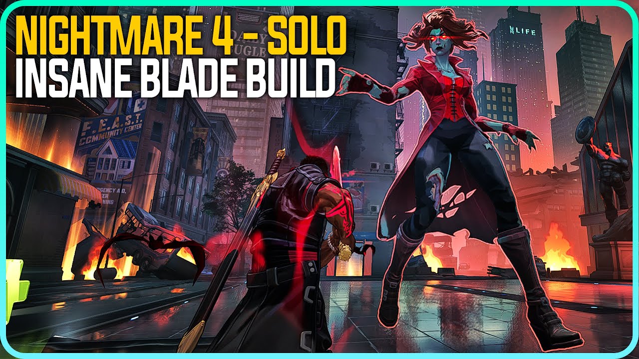 INSANE Blade Build for Marvel Zombies Nightmare 4 Solo Marvel Rivals