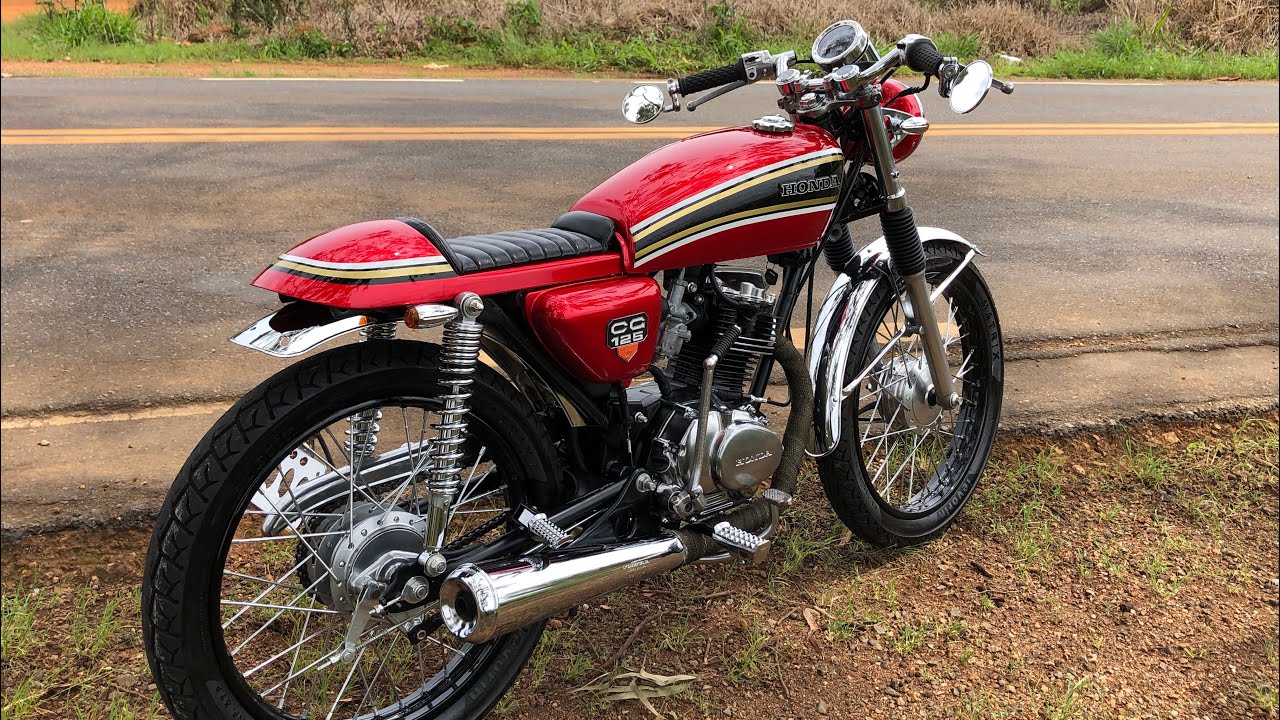 Cafe Racer: Honda CG125  de projeto simples e  resultado animal