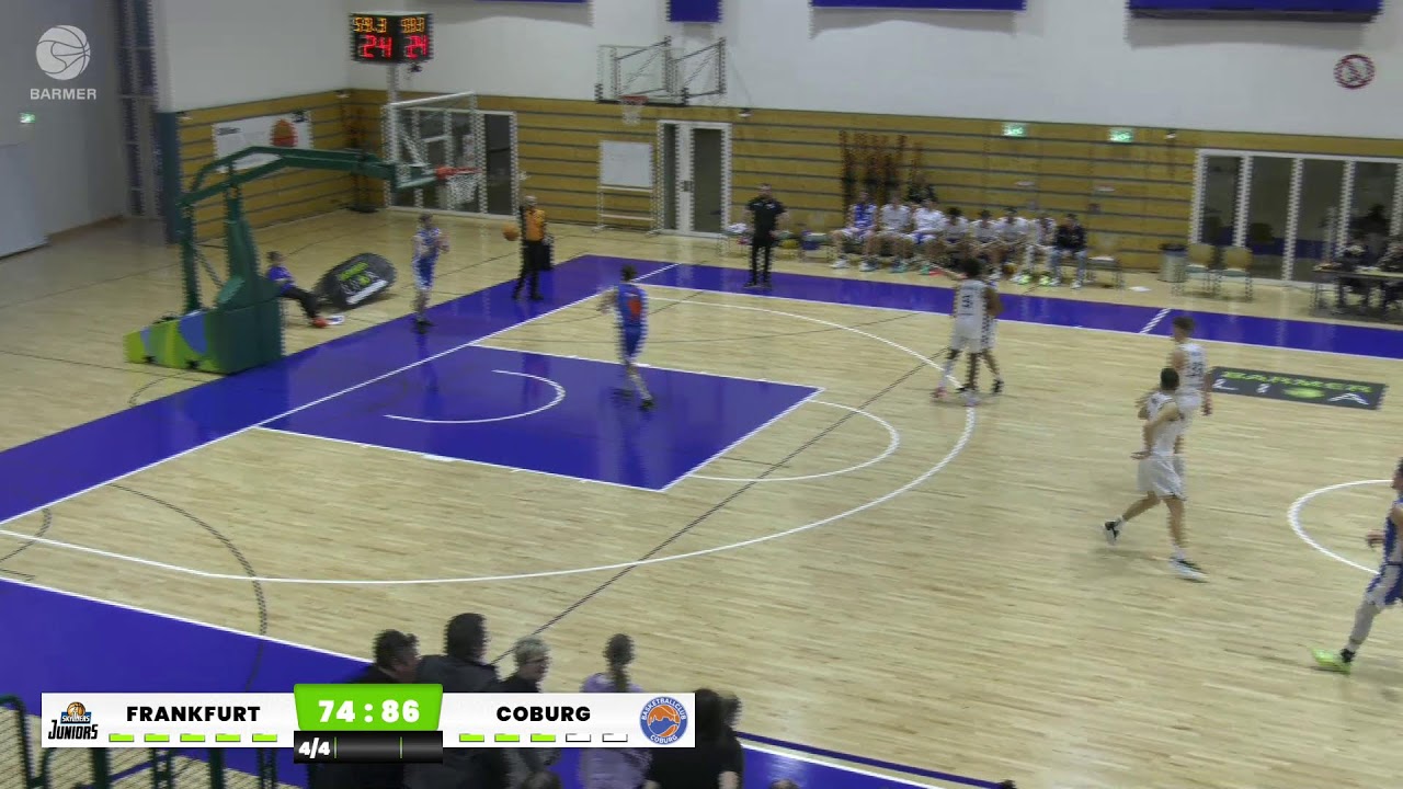 BARMER 2.Basketball Bundesliga ProB Süd: Spieltag 18 - SKYLINERS Juniors vs. BBC Coburg
