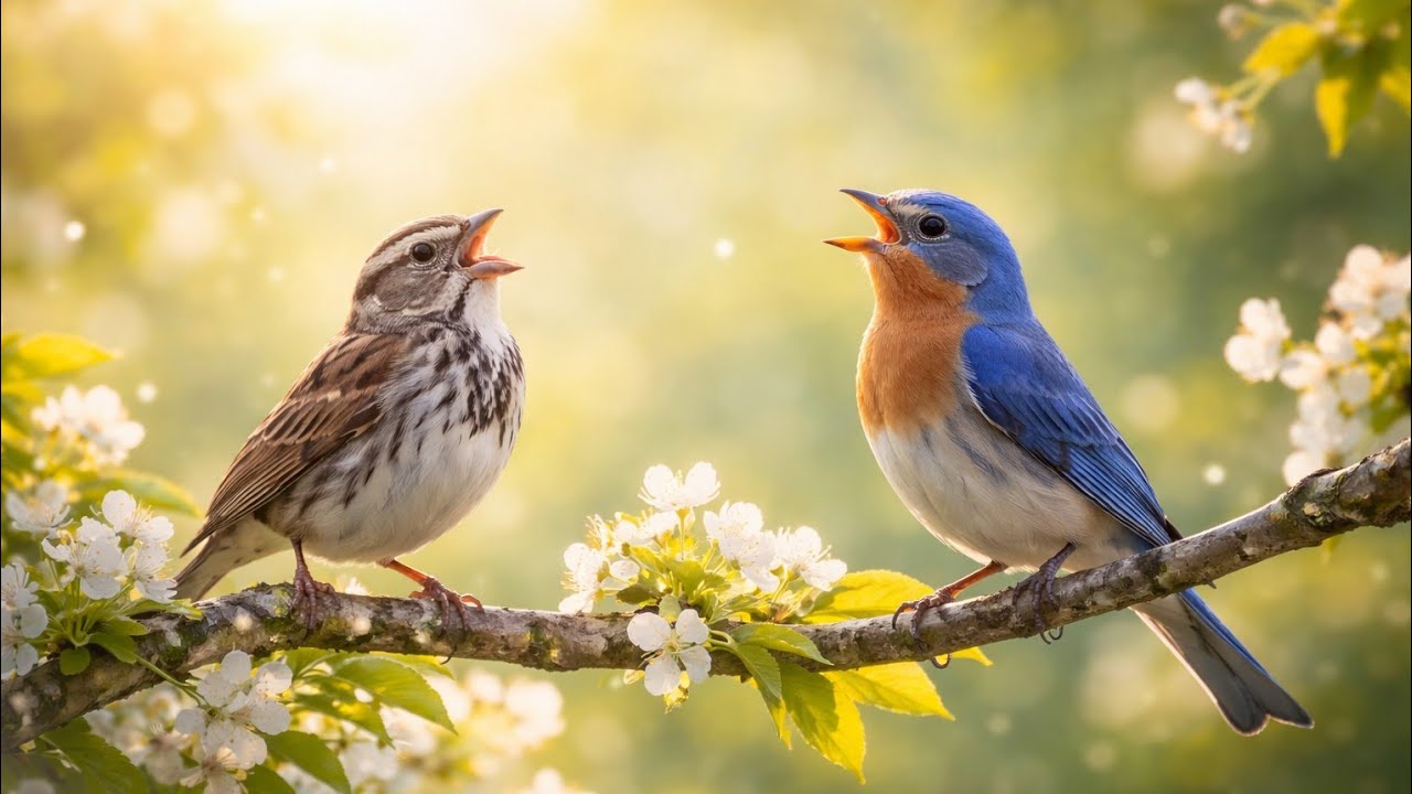 Relaxing Forest Bird Songs 🐦 | Real Bird Sounds for Deep Sleep, Stress Relief & Focus