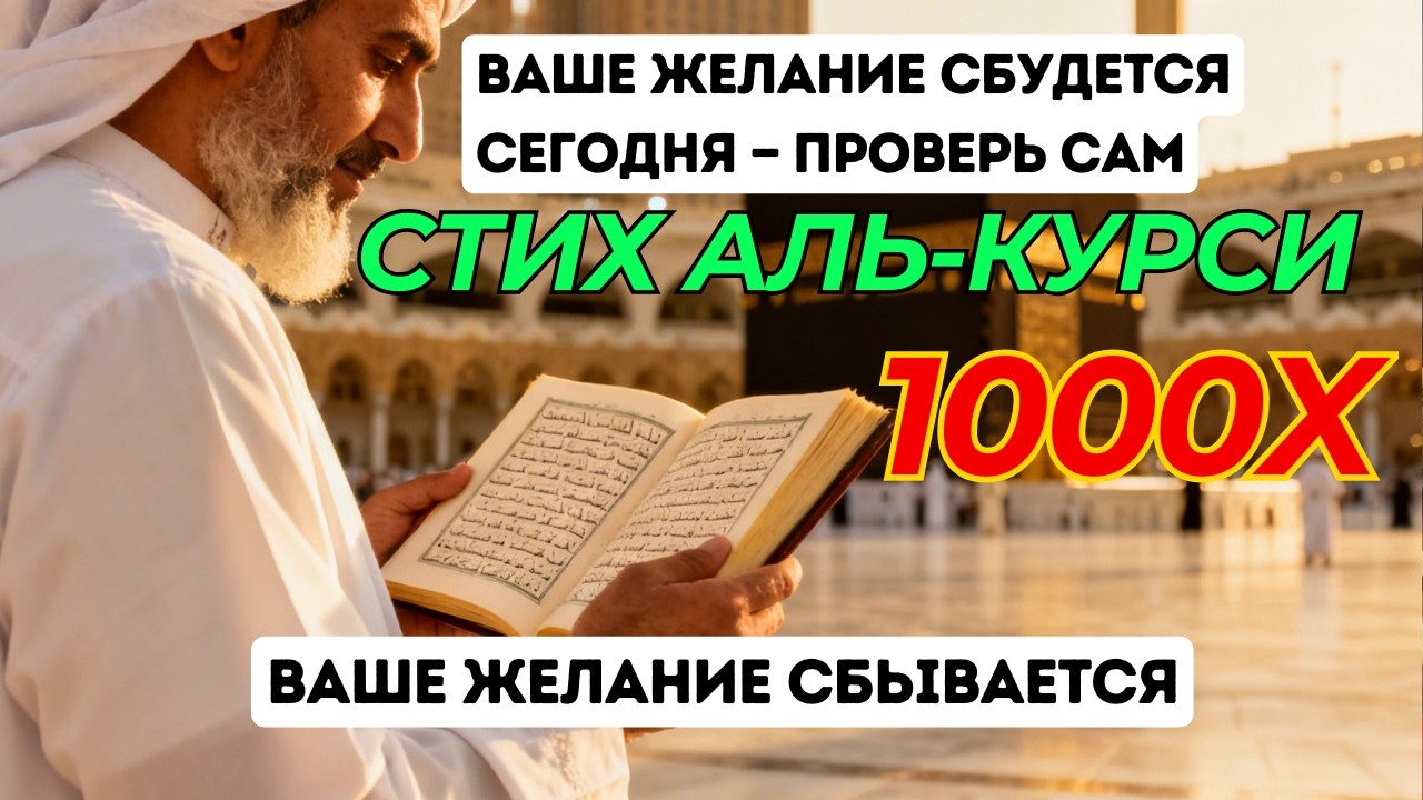 Аят аль-Курси — Самая Сильная Защита Утром и Перед Сном