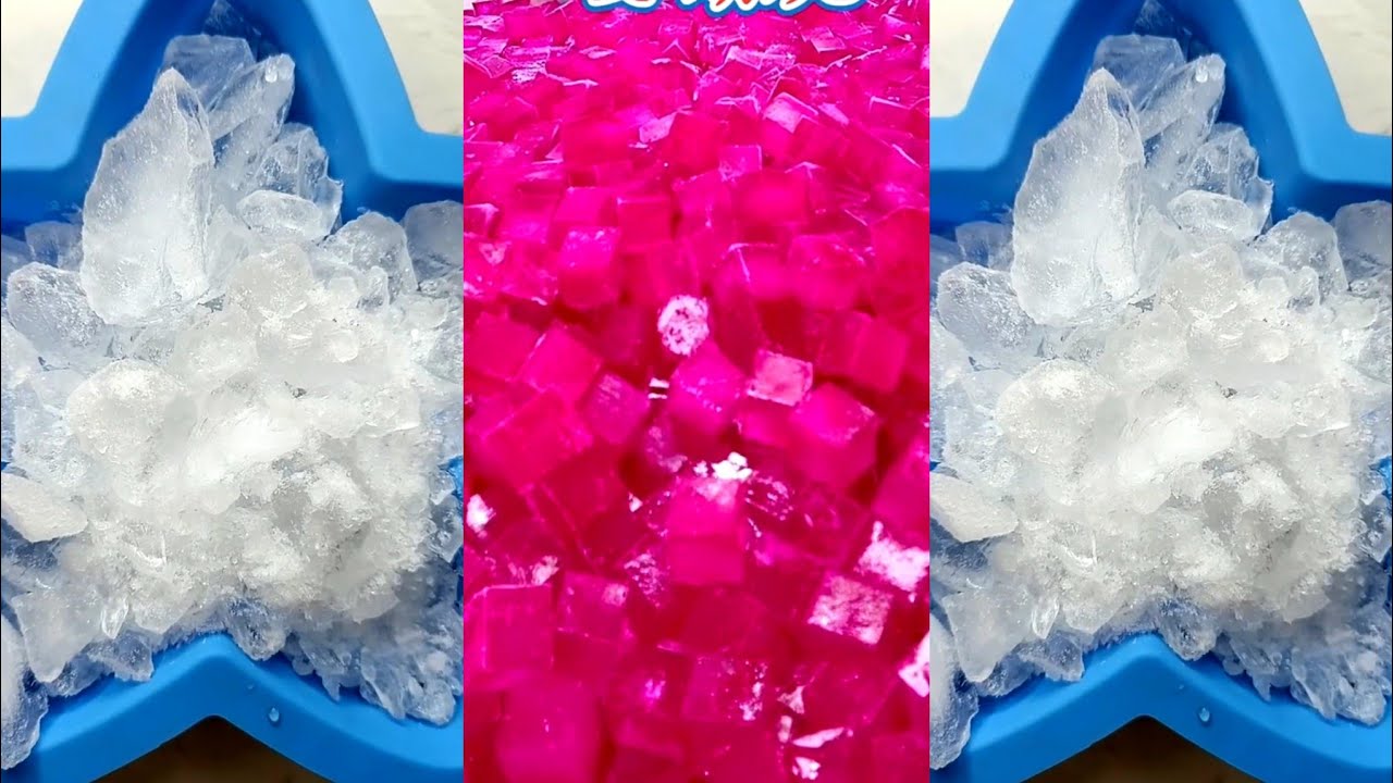 ASMR HARD ICE EATING / THIN ICE / CLEAR ICE 