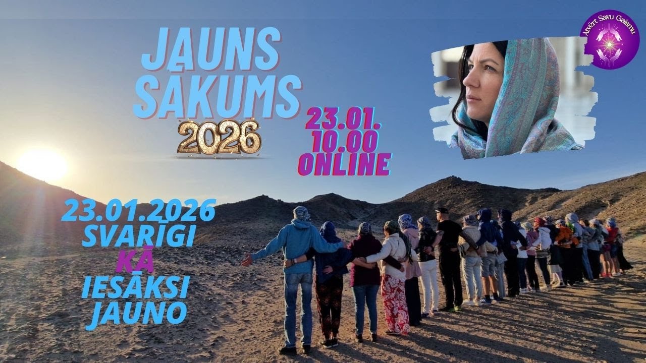 Jauns Sākums! 2026! ONLINE 23.01.26. pl. 10.00