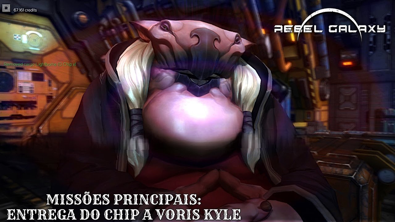 Rebel Galaxy - Доставка идентификационного чипа Ворису (портрет на португальском и бразильском яз...