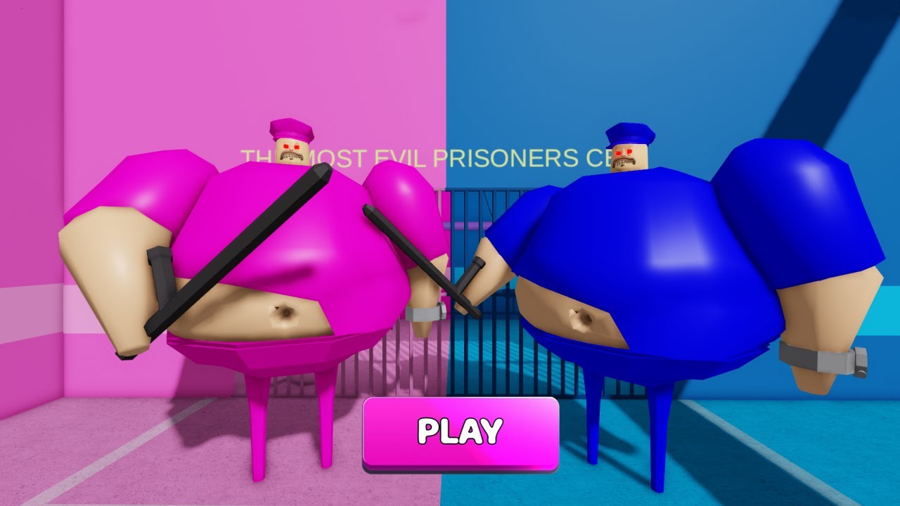BIG BARRY VS BIG GIRL BARRY PRISON RUN! OBBY Full GAMEPLAY #roblox #obby