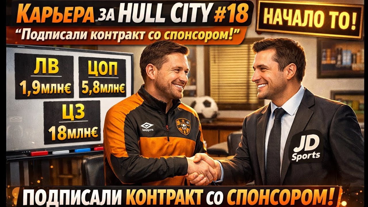 Карьера За халл сити #18 подписали контракт со спонсором Начало ТО!