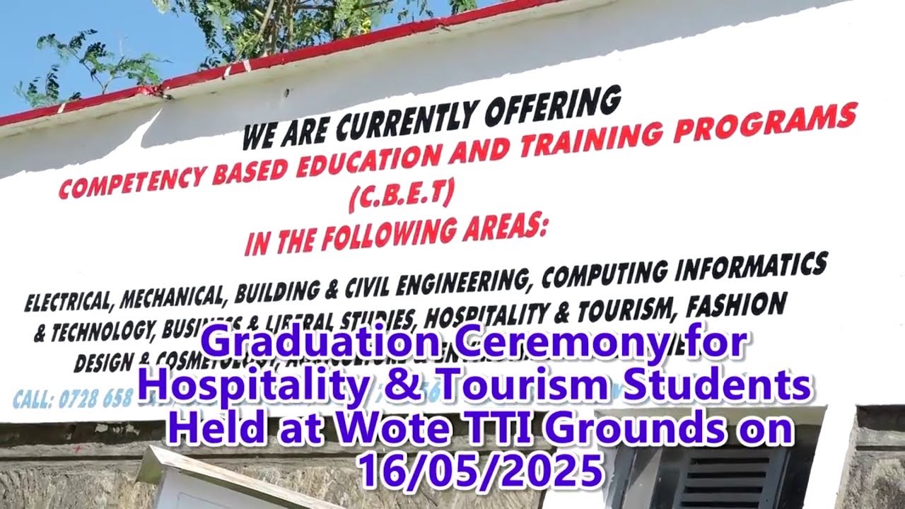 WOTE TTI HOSPITALITY TRAINING GRADUATION CEREMONY