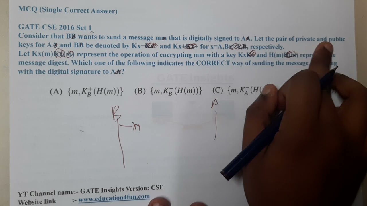 GATE CSE 2016 SET 1 || Computer Networks || GATE Insights Version: CSE