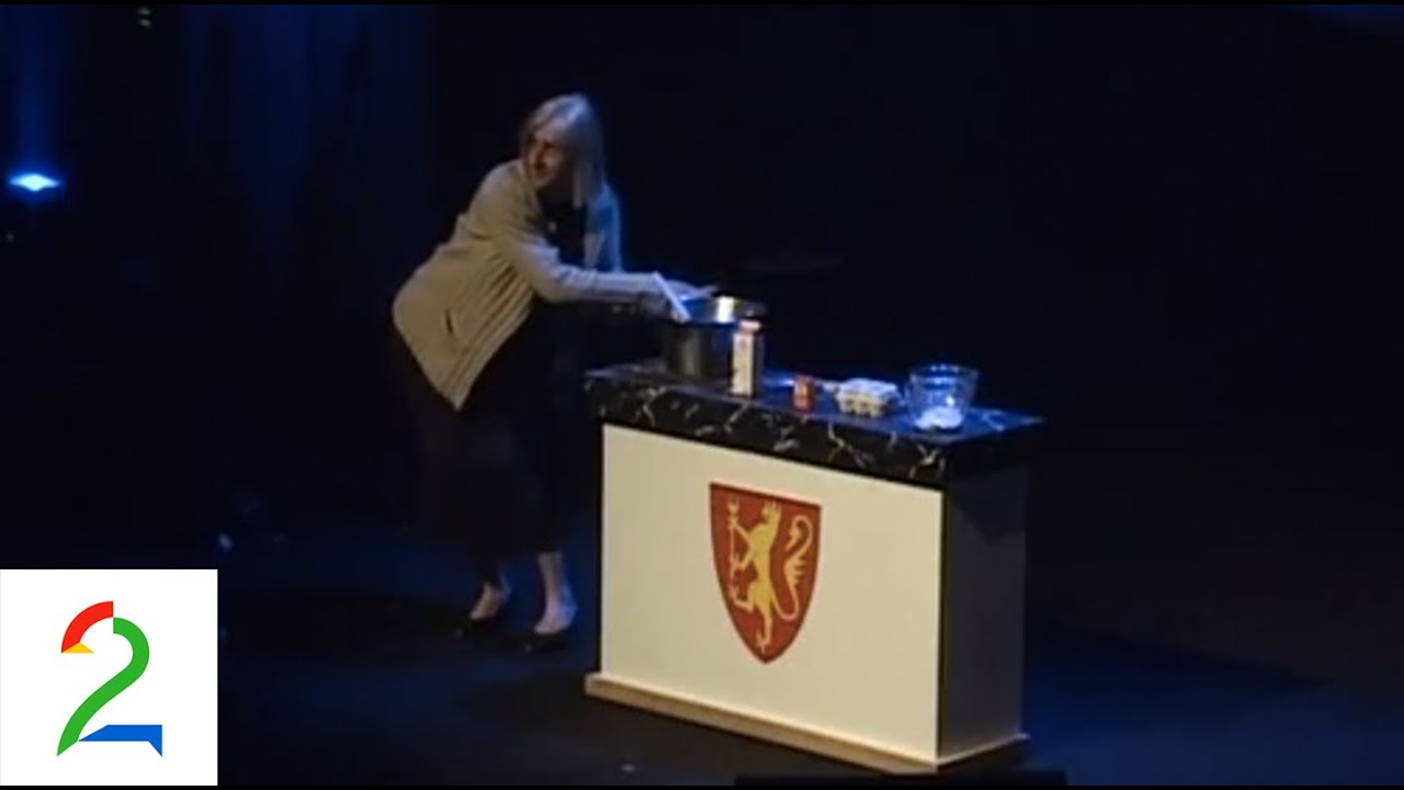 Harald parodierer Erna Solberg
