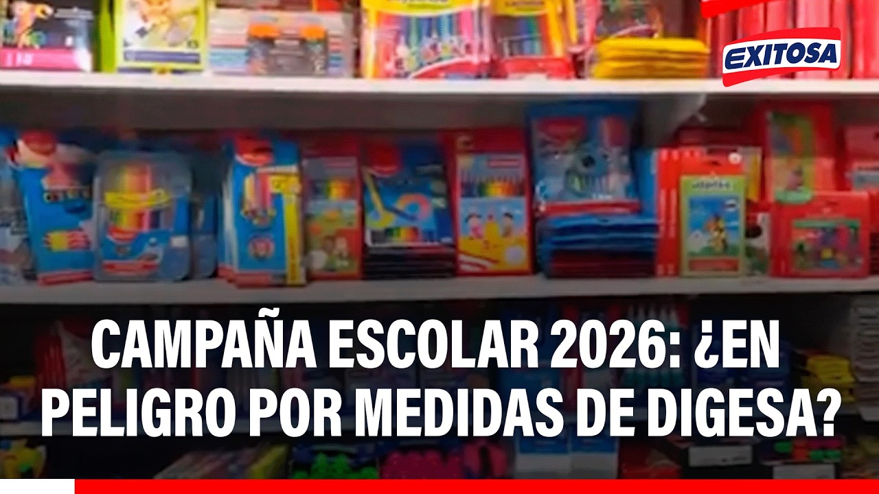 🔴🔵 Campaña escolar y de juguetes peligraría por medidas de DIGESA