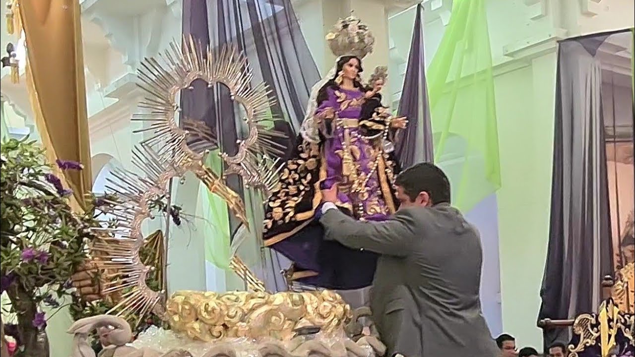 Al anda. Bendición/Inicio/Salida. Virgen de Morenos Mixco  29.01.2023