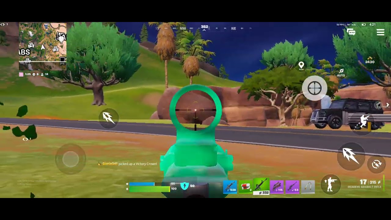 Zero build-Not my best round but I will take it