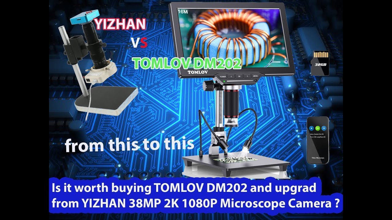 Is it worth buying TOMLOV DM202 and upgrade from YIZHAN 38MP 2K 1080P Microscope Camera ?