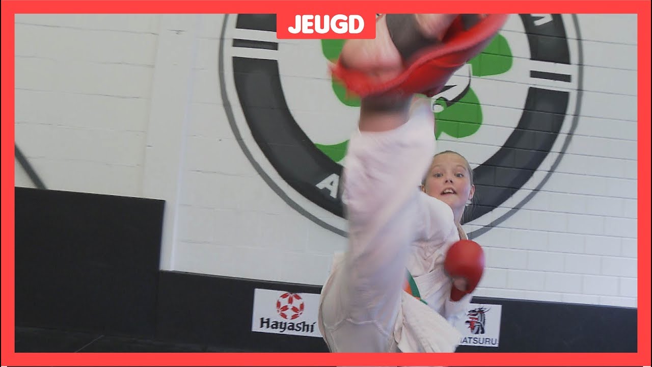 Nicole (9) gaat naar het WK karate