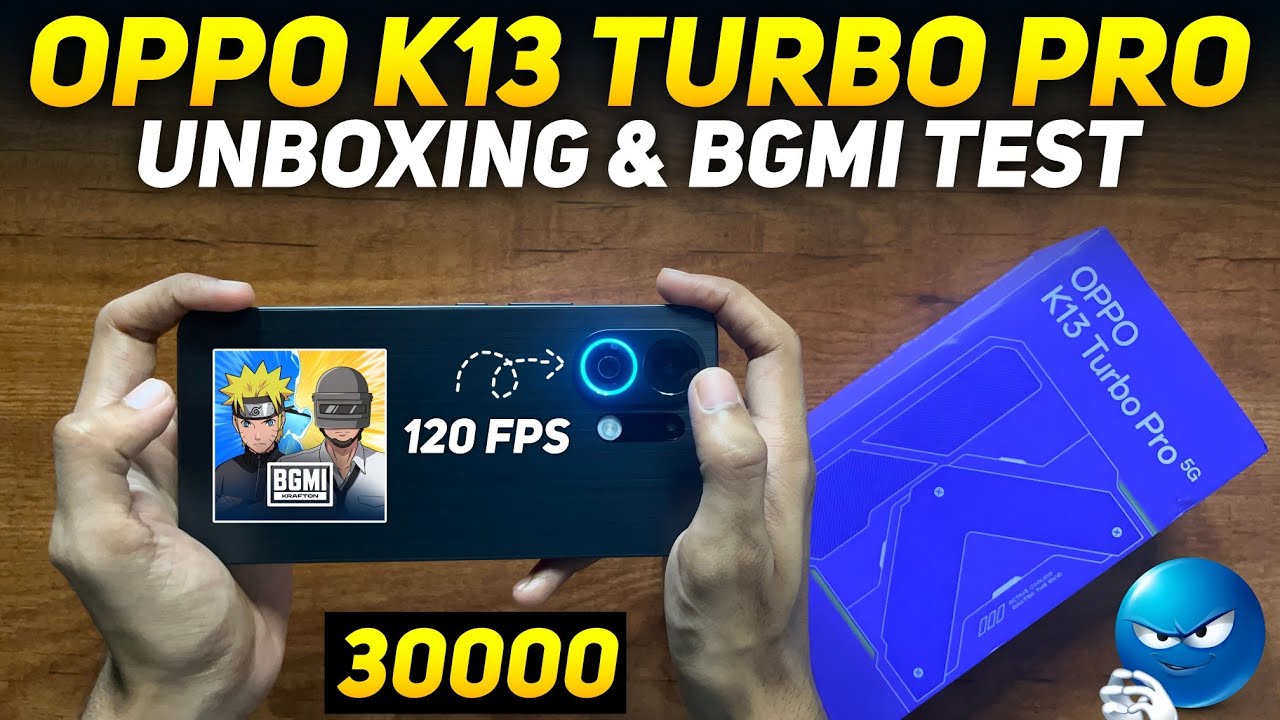 I Bought The Best Gaming Phone Under 30000 🔥 Oppo K13 Turbo Pro Unboxing/Review & Bgmi Test