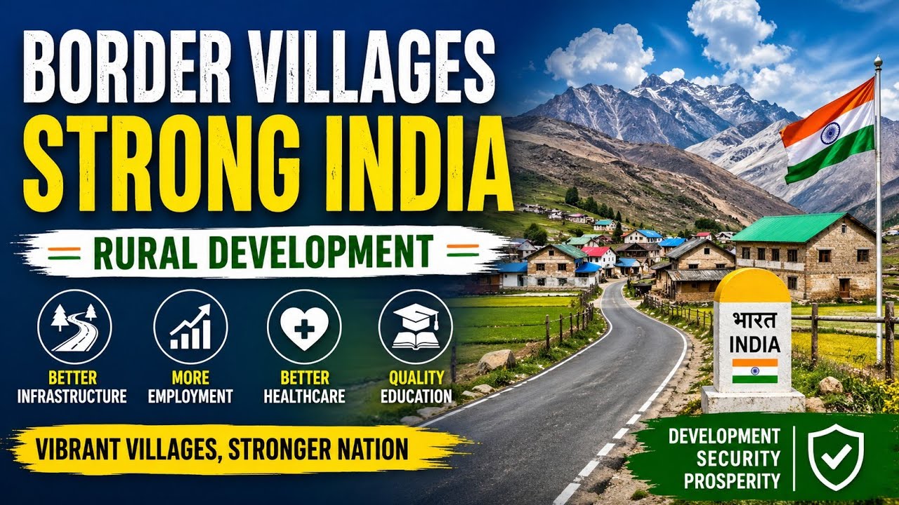 Rural Border Village Development Explained | Vibrant Villages Programme 2026 | India Border Growth