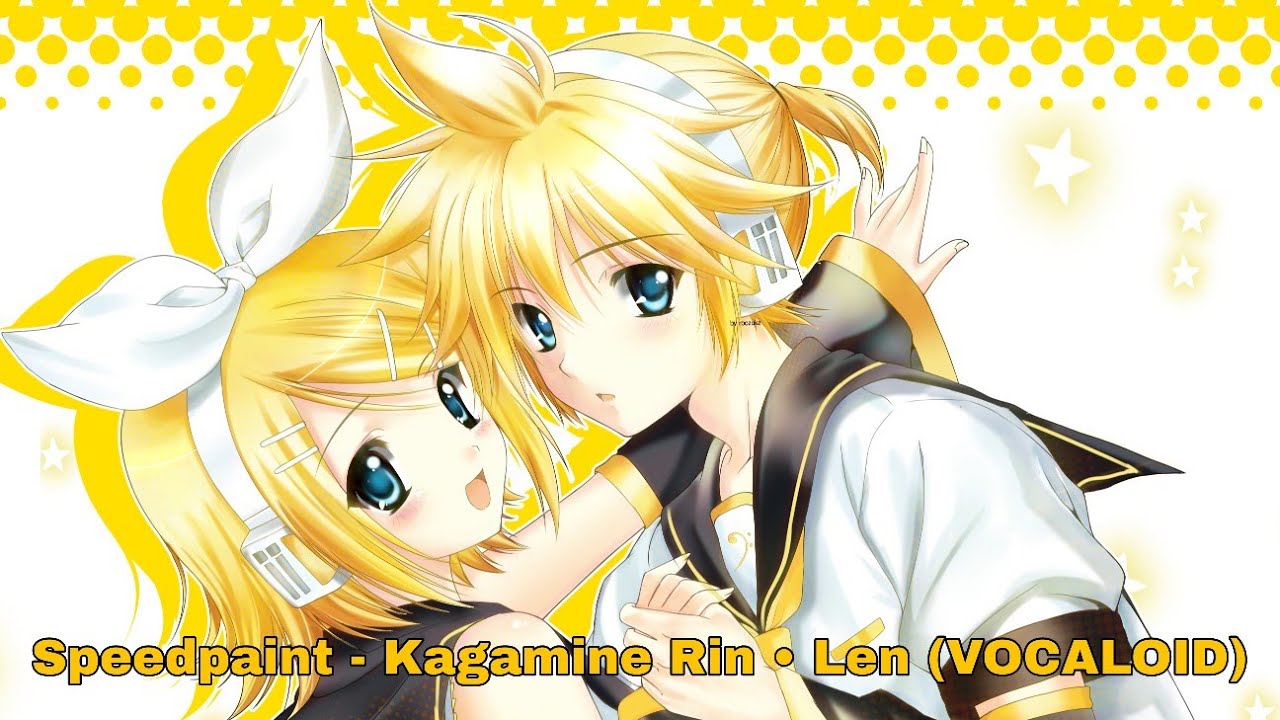 Speedpaint - Kagamine Rin * Len  (VOCALOID )