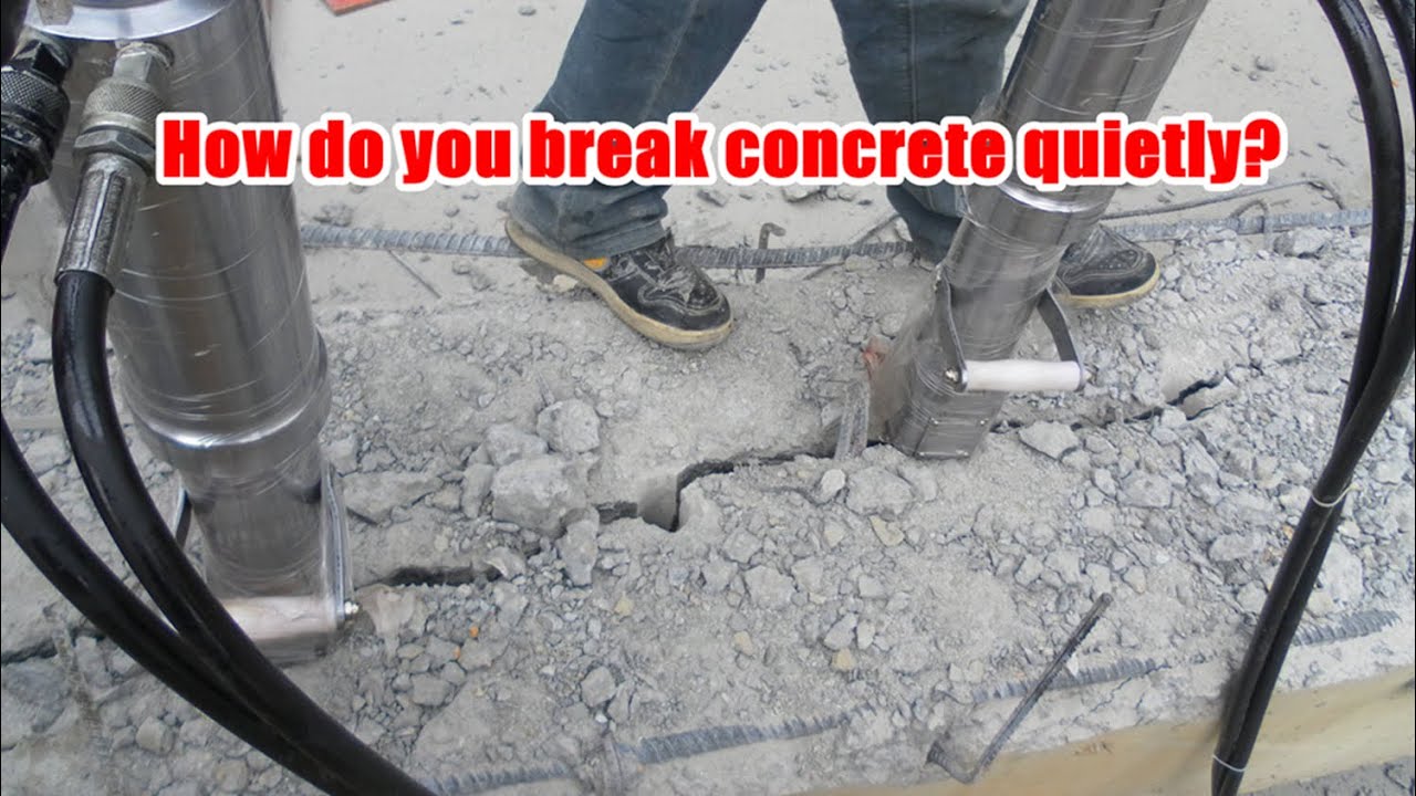 Hydraulic splitter for concrete demolition